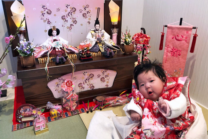 お雛様は妥協せず雛選び：京都府乙訓郡の心都ちゃん｜初節句のひな祭り