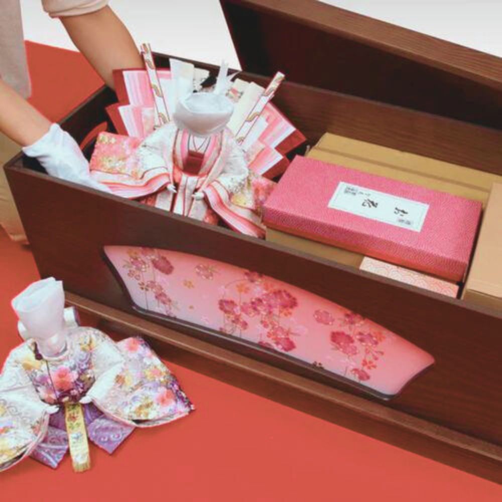 雛人形用の箱へのしまい方 収納の仕方 やり方 ひな祭りのお雛様