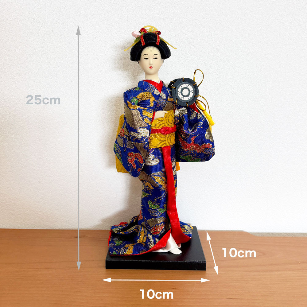 K‐011 日本人形 青｜インバウンド向け和雑貨｜商材人気 ｜商品 ｜観光