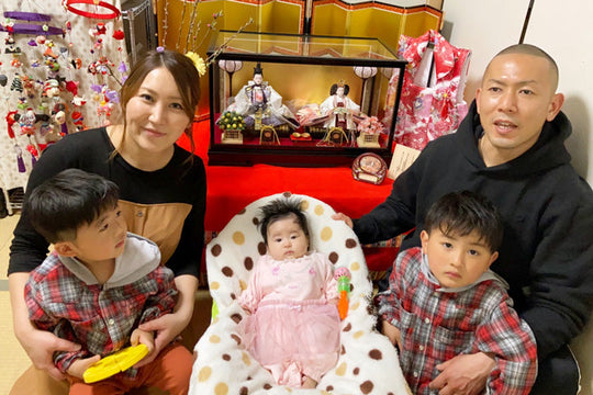 雛人形で初めての雛祭り