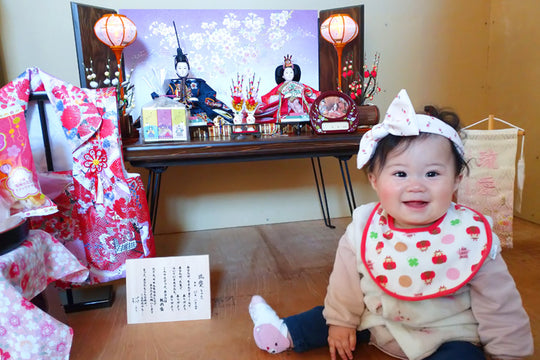 雛まつりでお祝い 雛人形