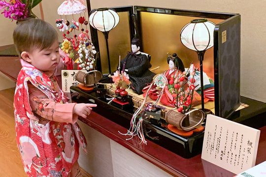 雛まつりでお祝い 雛人形