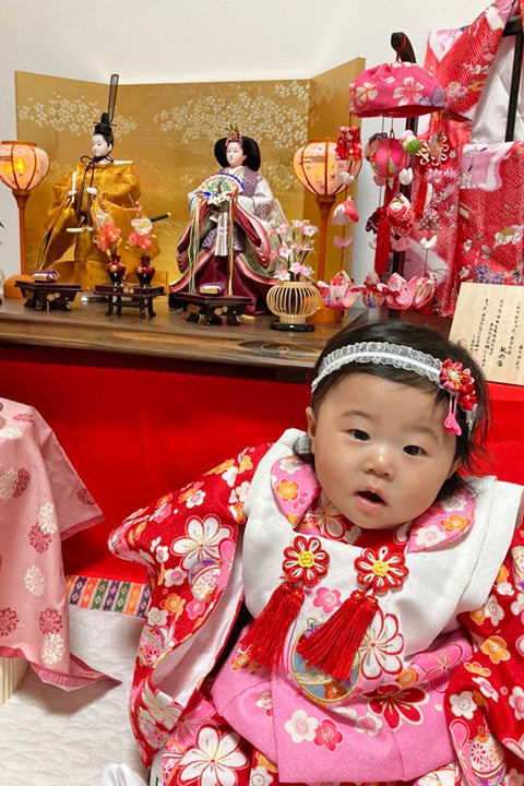 家族揃って雛祭り おひな様