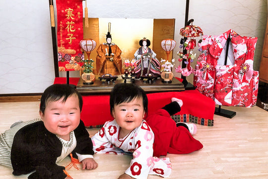 ０歳児の時の雛祭りの雛人形