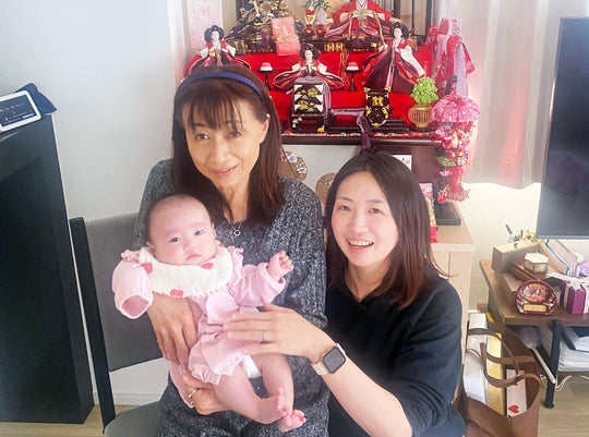 優しい御顔のお雛様に感謝：東京都の琴羽ちゃん｜初節句のひな祭り