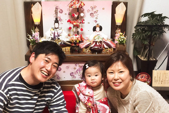 初節句で可愛い雛人形とお祝い：広島市の莉緒ちゃん｜ひな祭り