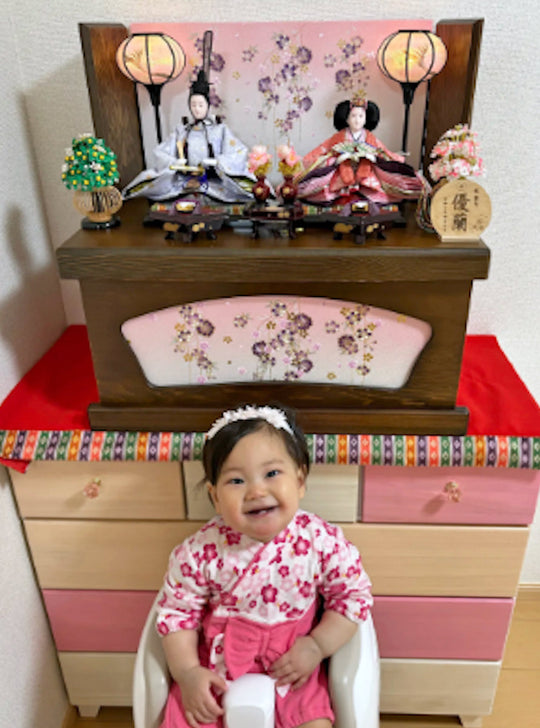 収納出来る物を・・・神奈川県の優蘭ちゃん｜初節句のひな祭り