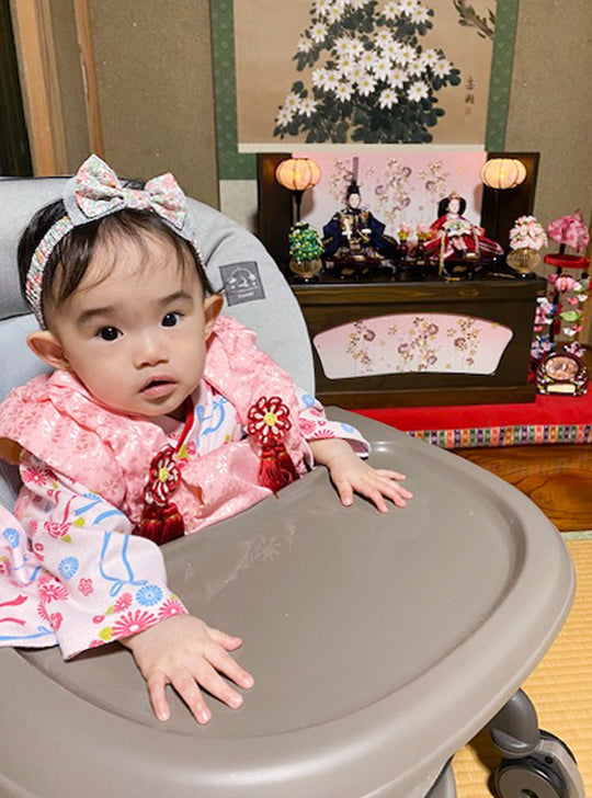 思いのこもった雛人形：新潟県の玲音奈ちゃん｜初節句のひな祭り