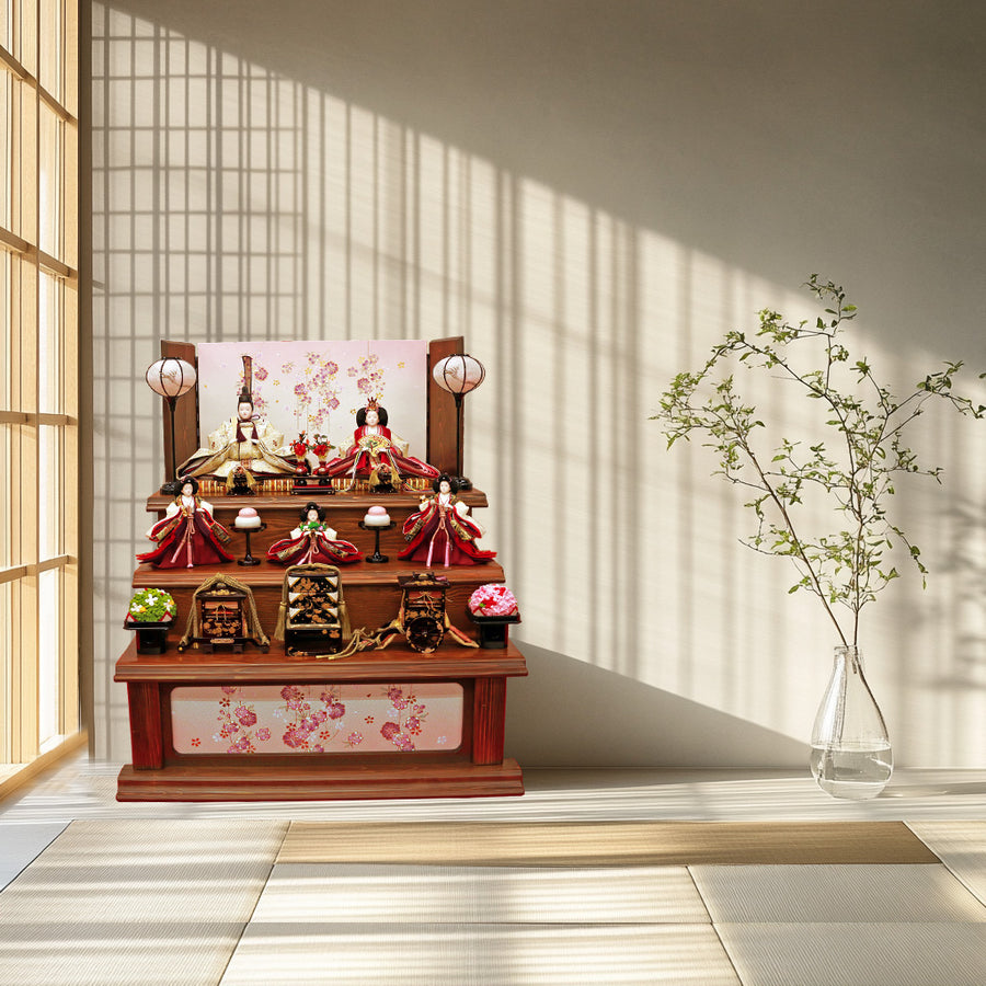 Kanami Hina Doll | 75cm | Good Design | 3-tiered display manufacturer and distributor | Modern Hina Dolls | Stylish Hina Dolls | Hina Dolls | Hina Dolls