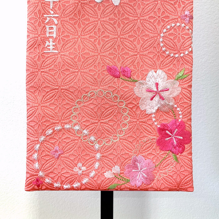名前旗 3Y-17 桜ピンク桃色  雛人形 雛祭り飾り 女の子 桃の節句