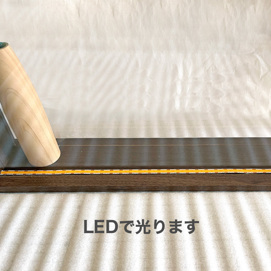 LEDで光ります