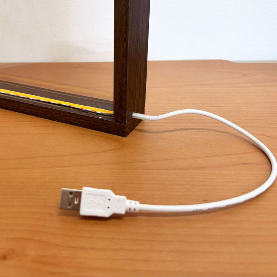 USBで点灯