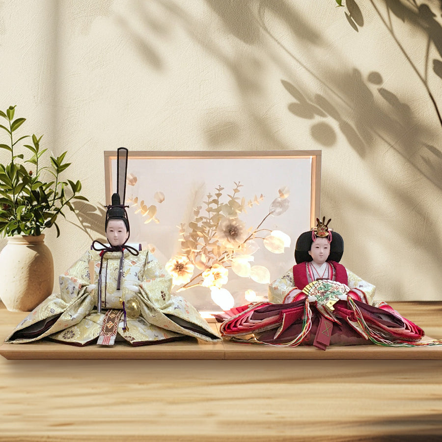 良質で気品がある雛人形 凛々しいお顔のお雛様【Flower Girl Bell