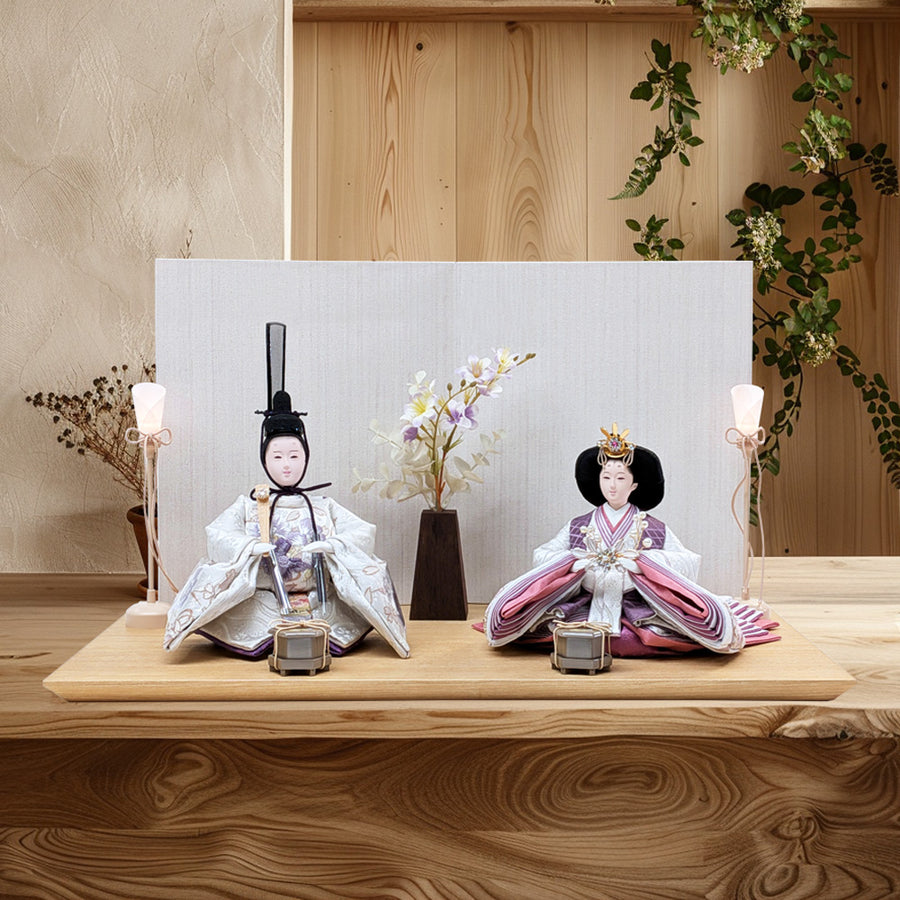 Softly colored Hina dolls [Flower Girl Ai Hina] for Hinamatsuri