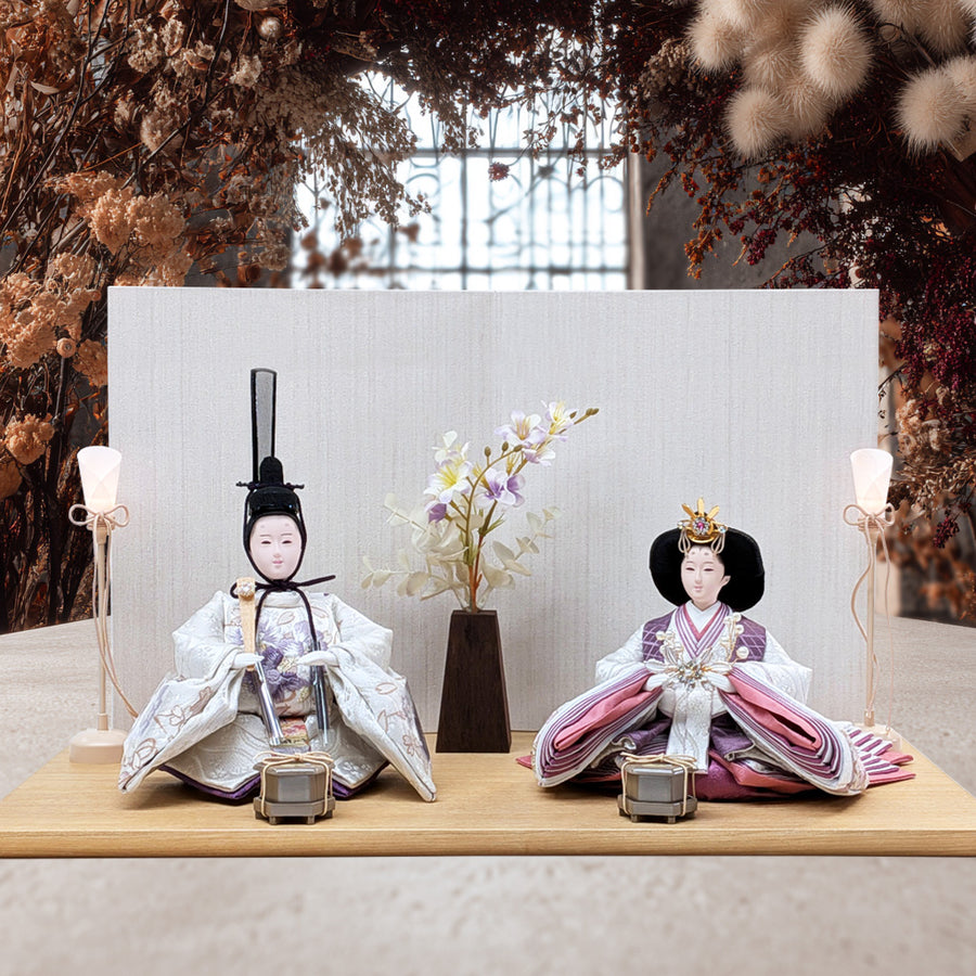 Softly colored Hina dolls [Flower Girl Ai Hina] for Hinamatsuri