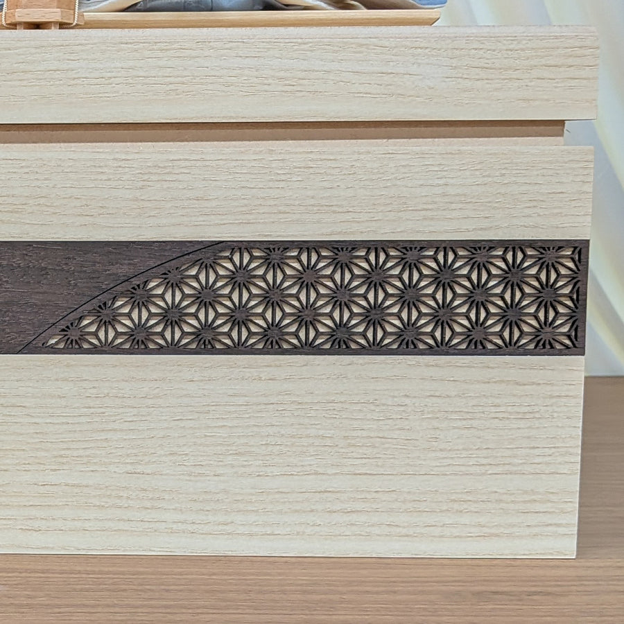 ツートーンの収納箱