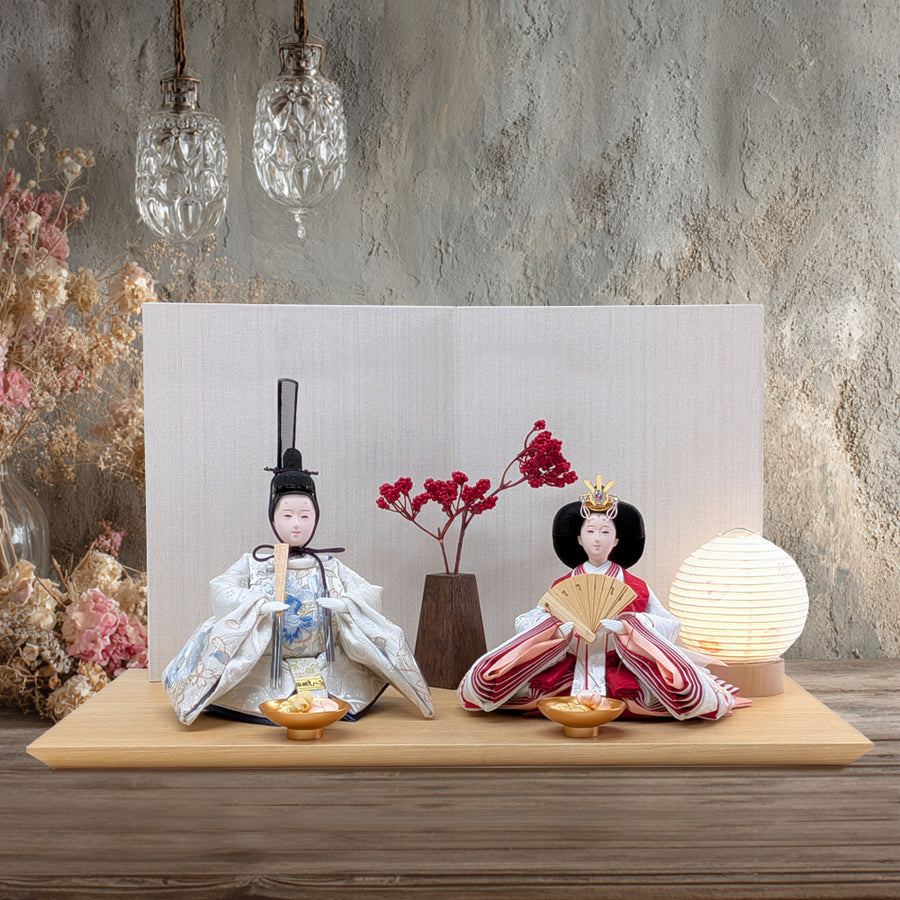 クラシカルで上品 おしゃれな雛人形【 Flower Girl 紅雛】ひな祭りの 