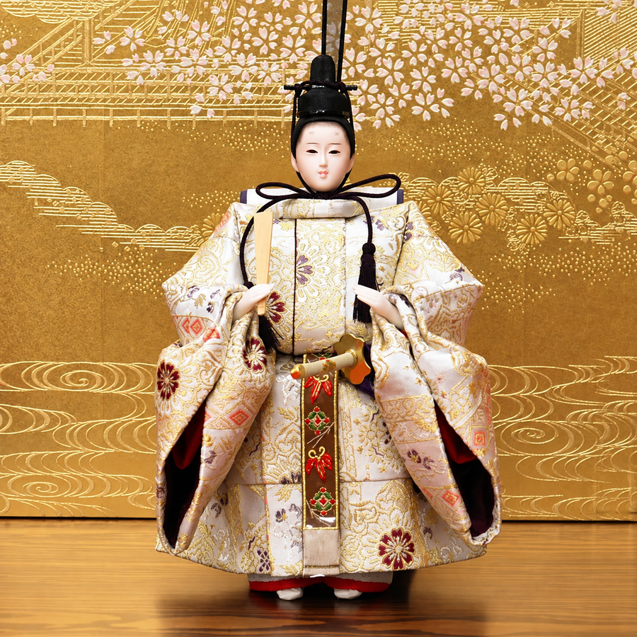 人気の立ち雛 間口60cmの雛人形 ナイスなルックス【えみ雛】ひな祭りの
