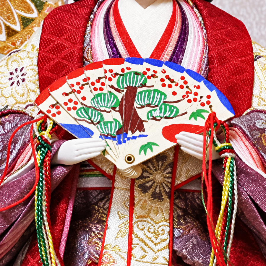 人気の立ち雛 間口60cmの雛人形 ナイスなルックス【えみ雛】ひな祭りの
