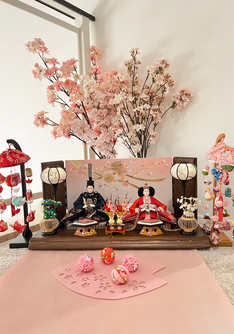 Fuka Hina Doll | 65cm | Taste of the old Kyoto streets | Old-style prince and princess decoration | Modern, stylish face Hina doll | Cute, compact Hina doll | Popular because it's cute | Cheap | Hina doll | Hina doll | Hina doll | Hina doll | Hina doll