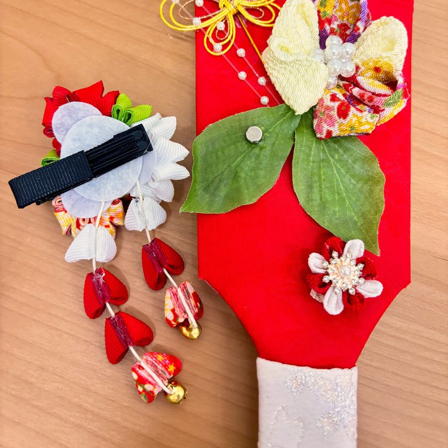 かんざし付き 羽子板