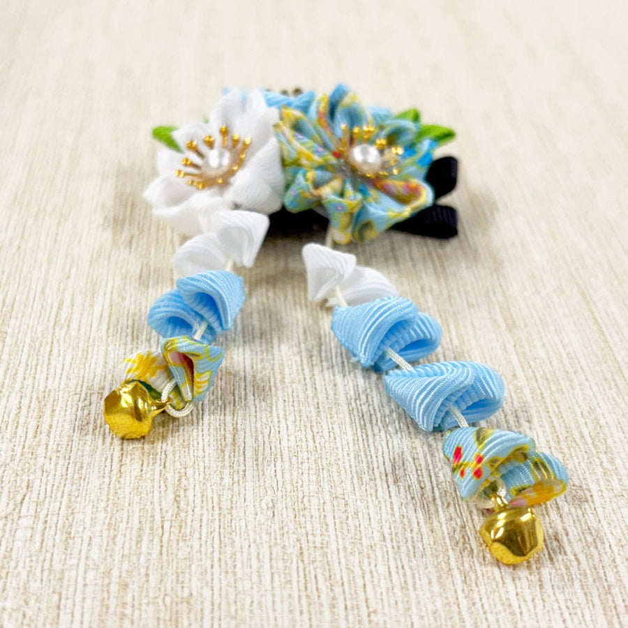 K‐014花かんざし 青｜インバウンド向け和雑貨｜商材人気 ｜商品 ｜観光客 ｜ランキング 売れ筋 ｜日用品 ｜外国人 買い物 ｜和雑貨 お土産