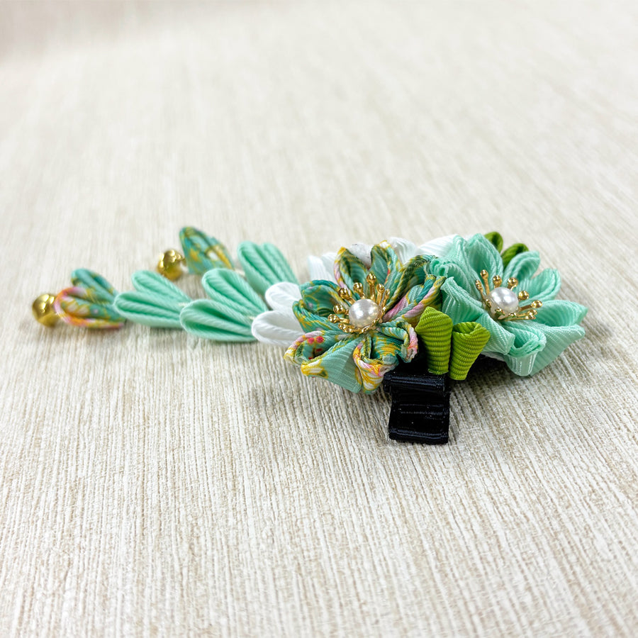 K‐015 花かんざし 緑｜インバウンド向け和雑貨｜商材人気 ｜商品 ｜観光客 ｜ランキング 売れ筋 ｜日用品 ｜外国人 買い物 ｜お土産