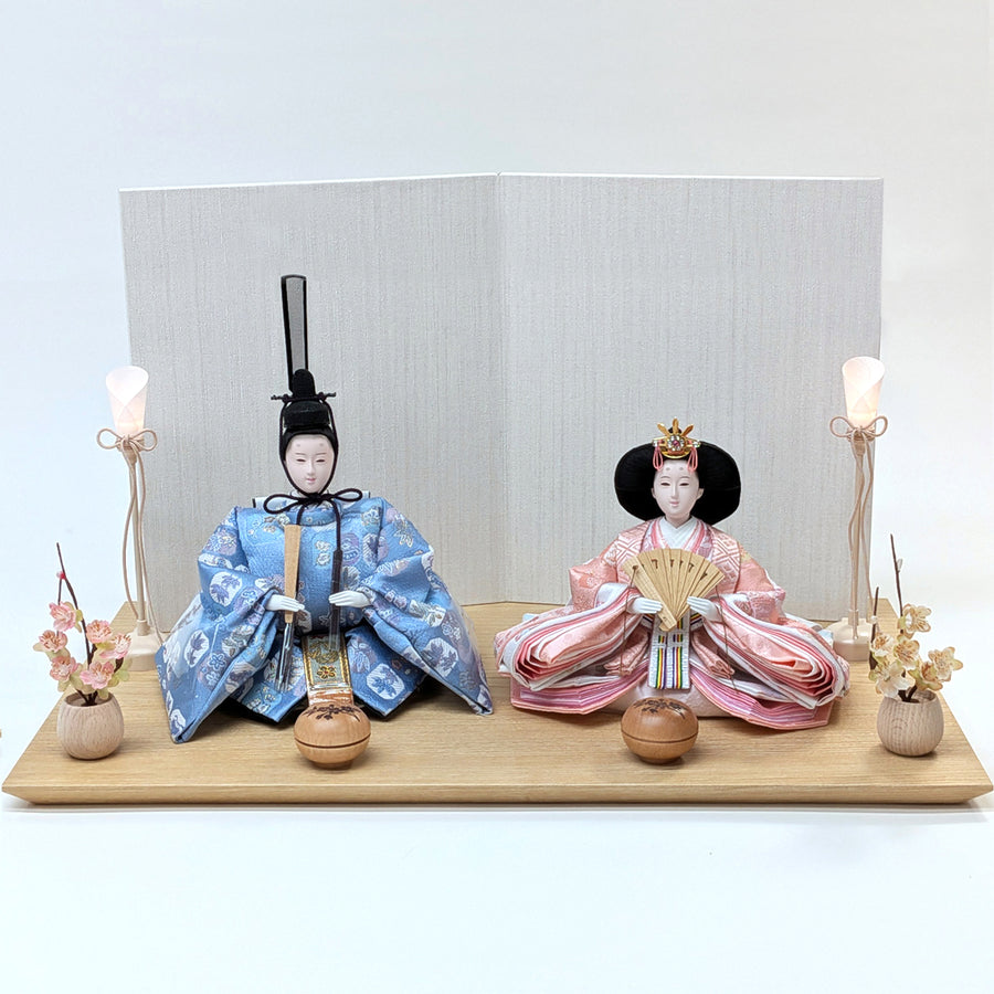 淡い着物のセット