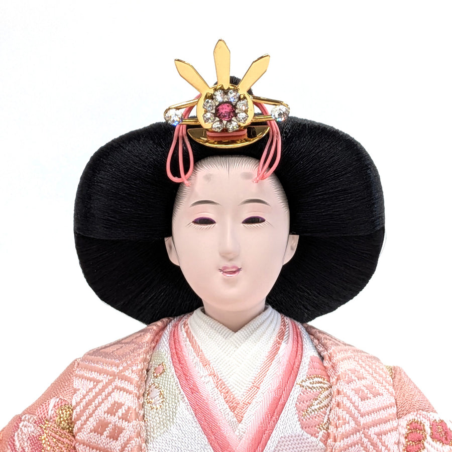 ピンクのファンデーションのお雛様