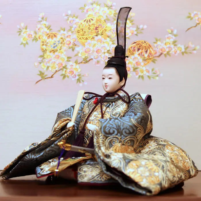 花須衣(かすい)雛|75cm|百人一首・万葉集|巧みの技で贅沢な雛人形|おしゃれ|収納三段飾り|お雛様|雛飾り|収納飾り|和風|伝統的 Product vendor
