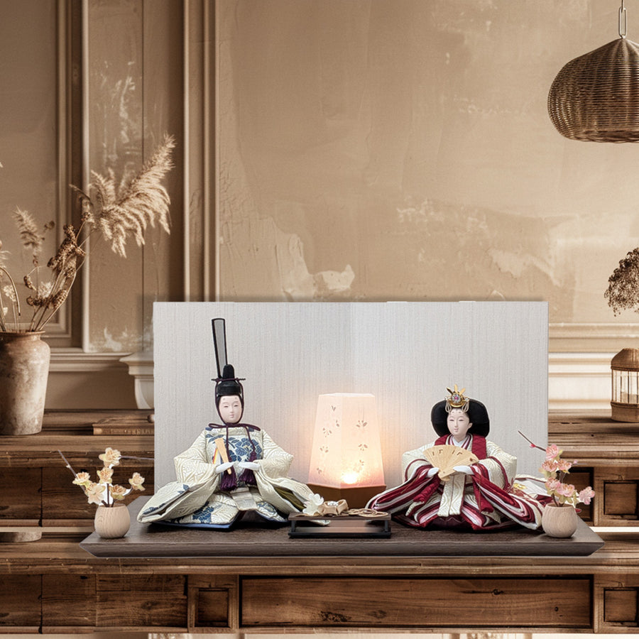 モダンに飾るお雛さん