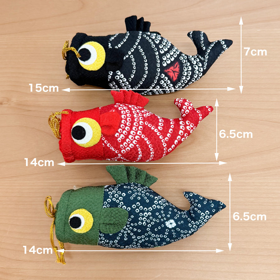 鯉　大　3匹セット｜つるし雛部材｜ 商材人気 ｜商品 ｜観光客 ｜ランキング 売れ筋 ｜日用品 ｜外国人 買い物 ｜日本製 和雑貨 お土産