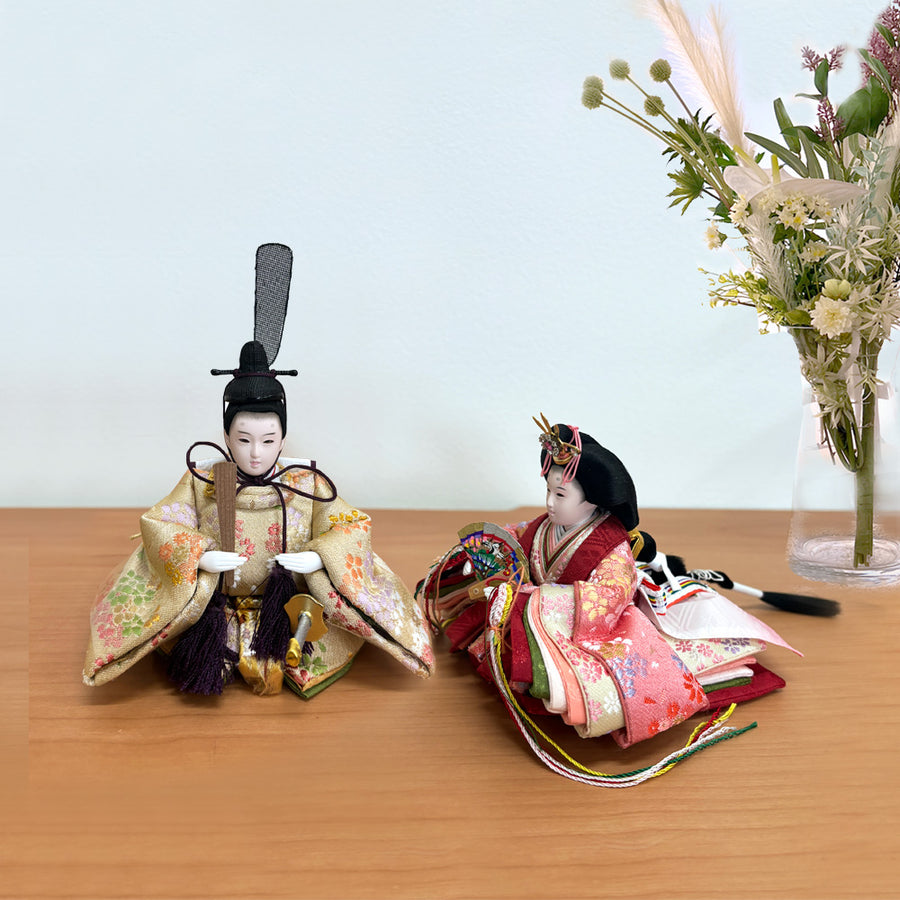 Komachi Yellow Doll | 43cm | Mini size, storage type | Beautiful face, storage decoration | Modern, stylish face, Hina doll | Cute, compact Hina doll | Popular because it's cute | Cheap | Hina doll | Hina doll | Hina doll | Hina doll | Hina doll