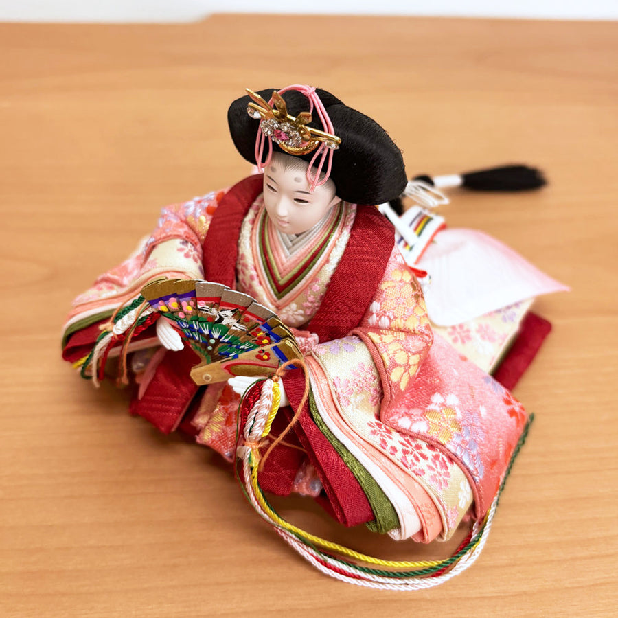 Komachi Yellow Doll | 43cm | Mini size, storage type | Beautiful face, storage decoration | Modern, stylish face, Hina doll | Cute, compact Hina doll | Popular because it's cute | Cheap | Hina doll | Hina doll | Hina doll | Hina doll | Hina doll