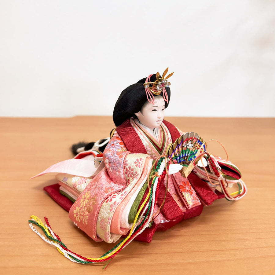 Komachi Yellow Doll | 43cm | Mini size, storage type | Beautiful face, storage decoration | Modern, stylish face, Hina doll | Cute, compact Hina doll | Popular because it's cute | Cheap | Hina doll | Hina doll | Hina doll | Hina doll | Hina doll