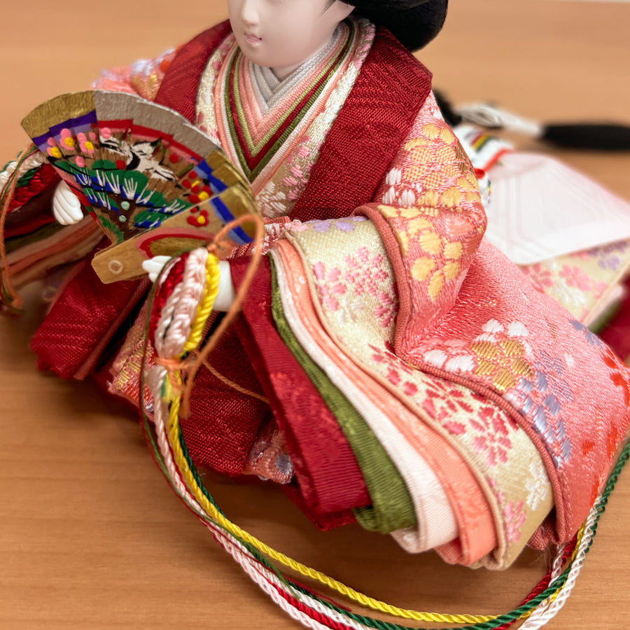 Komachi Yellow Doll | 43cm | Mini size, storage type | Beautiful face, storage decoration | Modern, stylish face, Hina doll | Cute, compact Hina doll | Popular because it's cute | Cheap | Hina doll | Hina doll | Hina doll | Hina doll | Hina doll