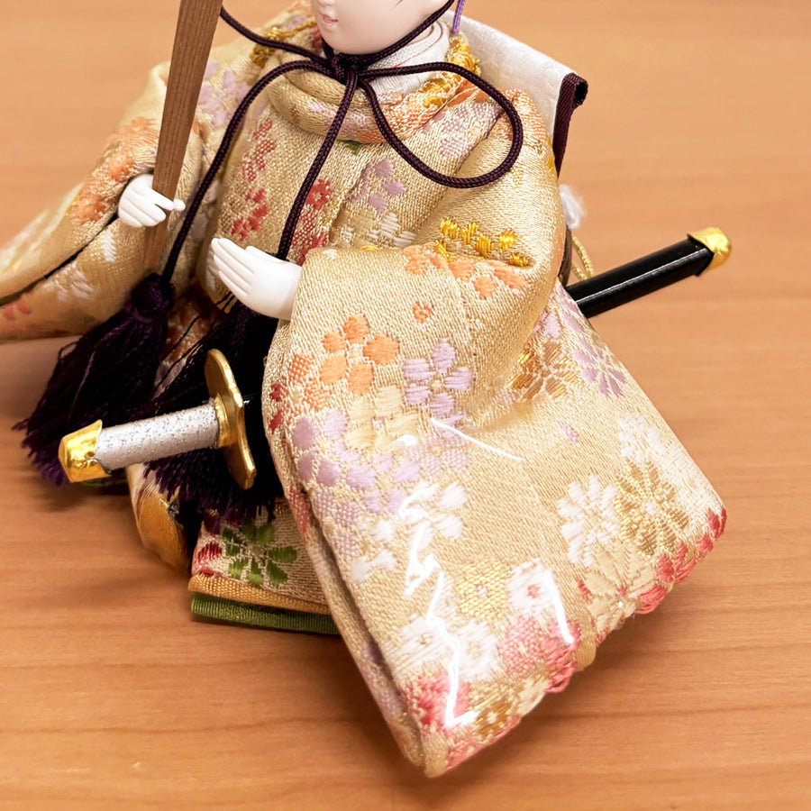 Komachi Yellow Doll | 43cm | Mini size, storage type | Beautiful face, storage decoration | Modern, stylish face, Hina doll | Cute, compact Hina doll | Popular because it's cute | Cheap | Hina doll | Hina doll | Hina doll | Hina doll | Hina doll