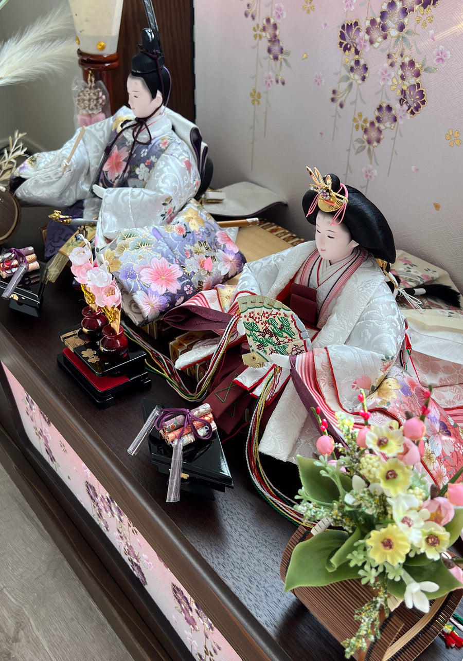 お雛様 道具 桜橘 雛人形飾り - 雛人形・ひな祭り