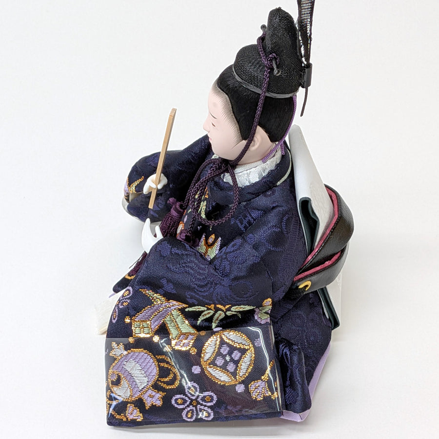 flower-girl Shine もな雛｜45cm｜LEDライト付きで艶やな雛人形｜かわいいコンパクトお雛様｜今どきのひな人形 おひなさま｜