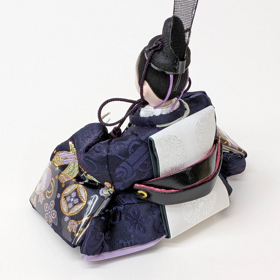 flower-girl Shine もな雛｜45cm｜LEDライト付きで艶やな雛人形｜かわいいコンパクトお雛様｜今どきのひな人形 おひなさま｜