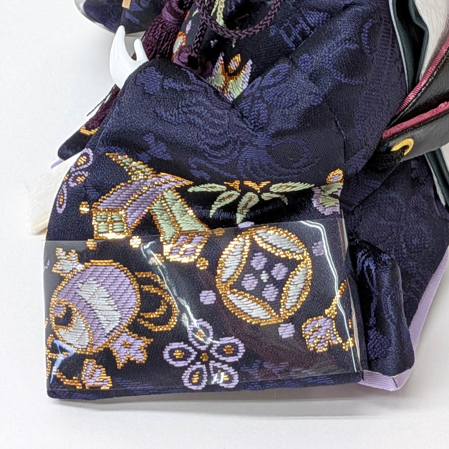 flower-girl Shine もな雛｜45cm｜LEDライト付きで艶やな雛人形｜かわいいコンパクトお雛様｜今どきのひな人形 おひなさま｜