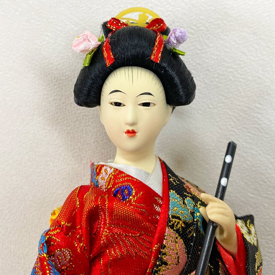 赤　日本人形
