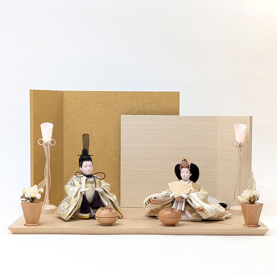 コンパクトな雛人形セット