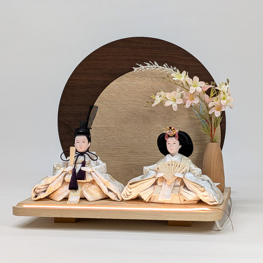 Flower Girl Riri Hina | 45cm | Looks great when displayed on a shelf | Stylish Hina dolls | Cute compact Hina dolls | Modern Hina dolls | Popular and cheap because they are cute | Modern Japanese style, Scandinavian style