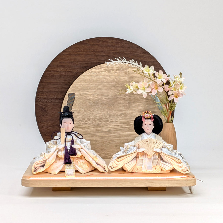 Flower Girl Riri Hina | 45cm | Looks great when displayed on a shelf | Stylish Hina dolls | Cute compact Hina dolls | Modern Hina dolls | Popular and cheap because they are cute | Modern Japanese style, Scandinavian style