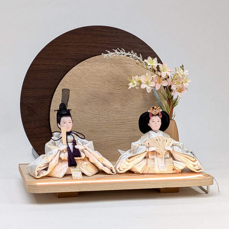 Flower Girl Riri Hina | 45cm | Looks great when displayed on a shelf | Stylish Hina dolls | Cute compact Hina dolls | Modern Hina dolls | Popular and cheap because they are cute | Modern Japanese style, Scandinavian style