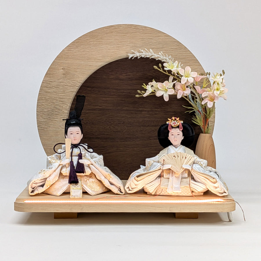 Flower Girl Riri Hina | 45cm | Looks great when displayed on a shelf | Stylish Hina dolls | Cute compact Hina dolls | Modern Hina dolls | Popular and cheap because they are cute | Modern Japanese style, Scandinavian style