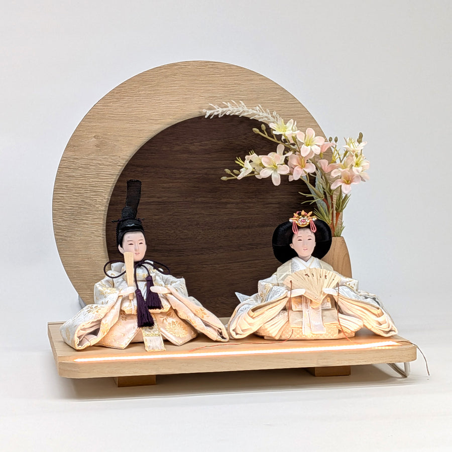 Flower Girl Riri Hina | 45cm | Looks great when displayed on a shelf | Stylish Hina dolls | Cute compact Hina dolls | Modern Hina dolls | Popular and cheap because they are cute | Modern Japanese style, Scandinavian style
