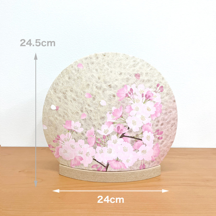 インバウンド向け K‐003丸型照明（小）桜ピンク