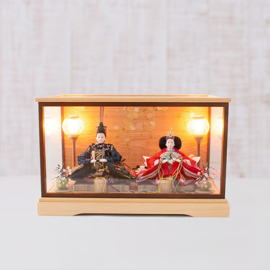 Brown case decoration | 55cm | Fuka doll | Highly finished prince and princess doll decoration | Modern and stylish face Hina doll | Cute compact Hina doll | Popular because it's cute | Cheap | Hina doll | Hina doll | Hina doll | Hina doll | Hina doll